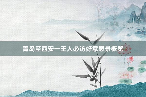 青岛至西安一王人必访好意思景概览